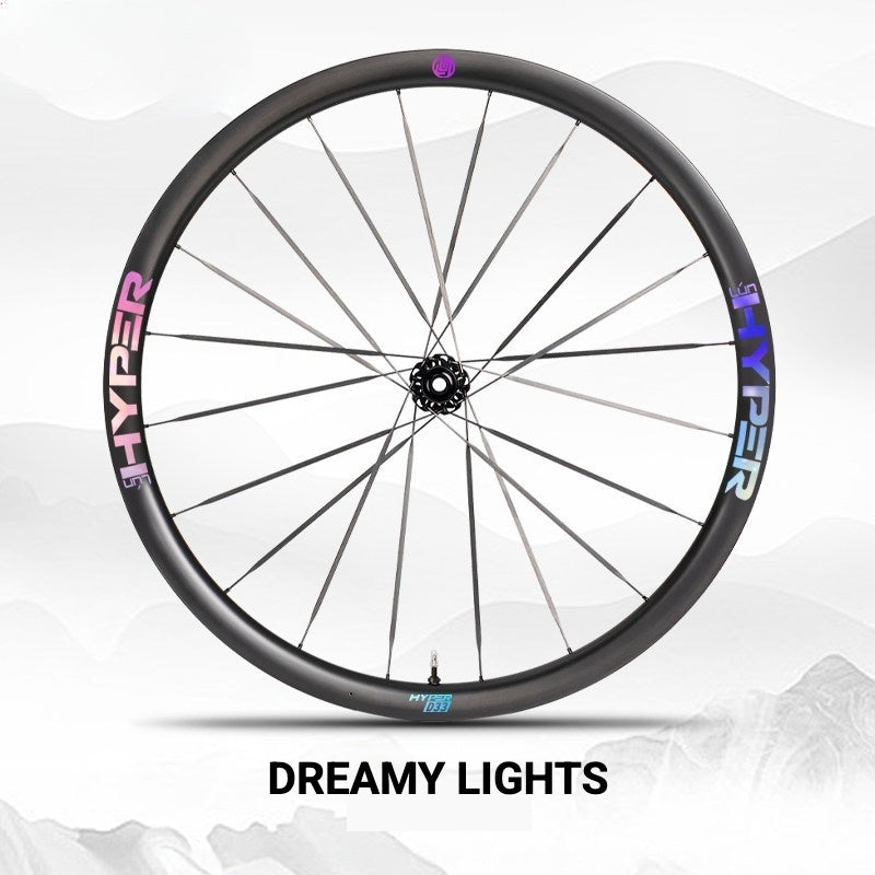 Infinity Logo Decals for Lún HYPER 3 D33 Gen 3 Wheelset | Waterproof Rim Overlay Stickers（Complete Decal Set for Two Wheels + Spare Decals Included）