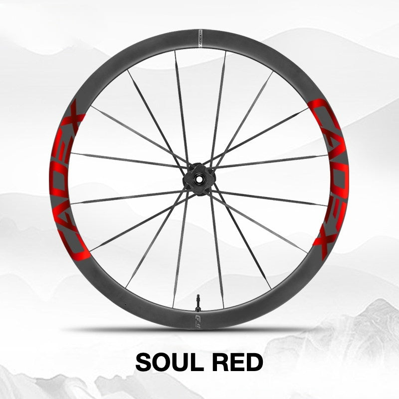 Cadex 42 Disc Wheel Decal Sticker Kit – Premium Logo Cover & Color Change