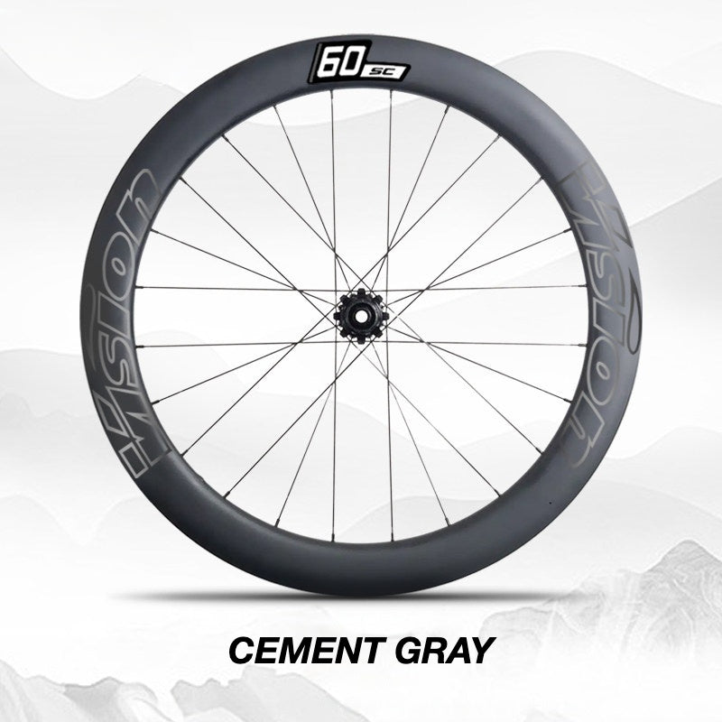 Custom Decal Kit for VISION SC60 Wheels | Road Bike Carbon Rim Wrap Stickers(Complete Wheelset Decal Kit + Spare Set)