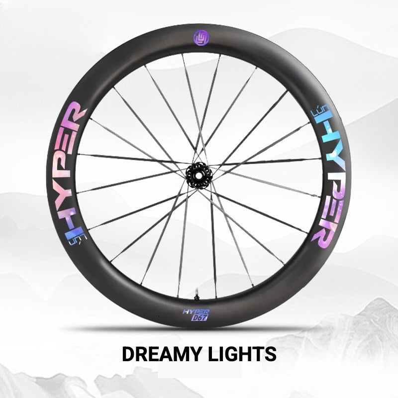 Infinity Logo Decals for Lún HYPER 3 D67 Gen 3 Wheelset | Waterproof Rim Overlay Stickers（Complete Decal Set for Two Wheels + Spare Decals Included）