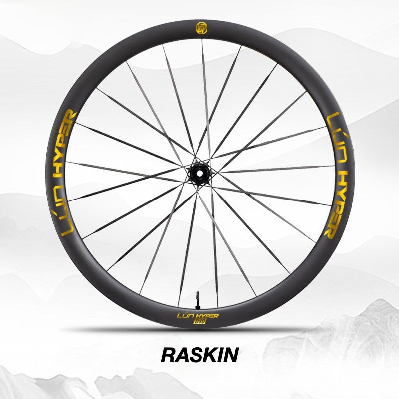 Infinity Logo Decals for Lún HYPER 5 D40 Gen 5 Wheelset | Waterproof Rim Overlay Stickers（Complete Decal Set for Two Wheels + Spare Decals Included）