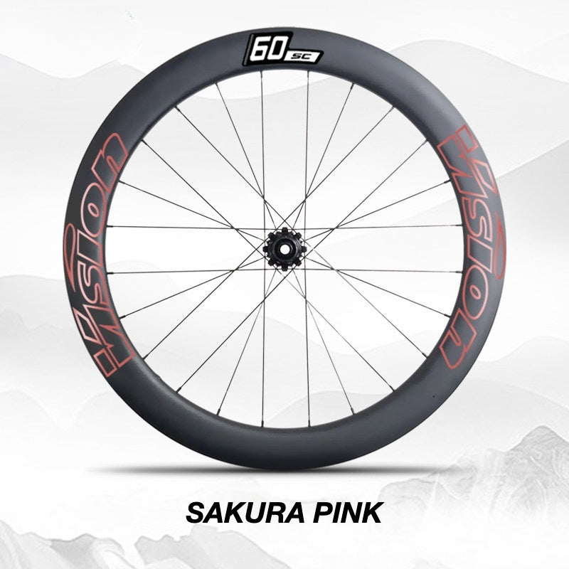 Custom Decal Kit for VISION SC60 Wheels | Road Bike Carbon Rim Wrap Stickers(Complete Wheelset Decal Kit + Spare Set)
