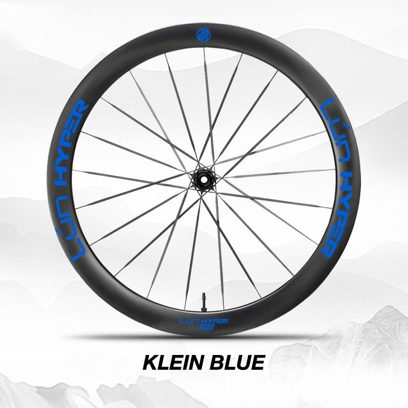 Infinity Logo Decals for Lún HYPER 5 D50 Gen 5 Wheelset | Waterproof Rim Overlay Stickers（Complete Decal Set for Two Wheels + Spare Decals Included）