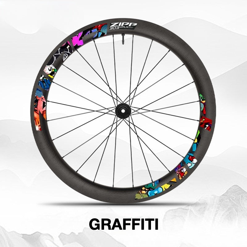 2025 ZIPP 303 XPLR SW Wheel Decals Reflective Sticker Kit
