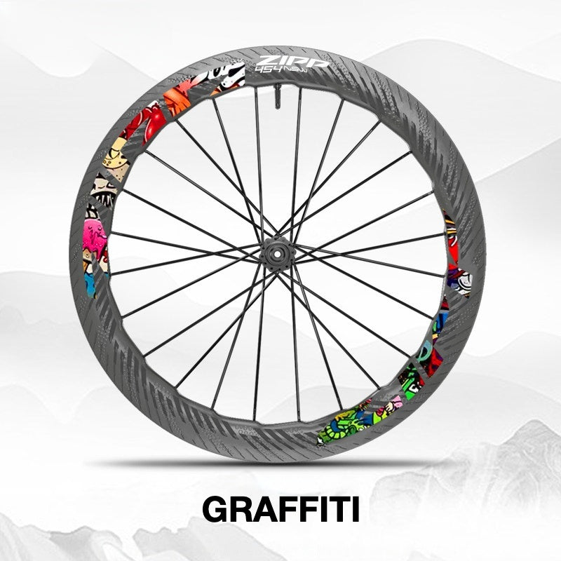 2025 ZIPP 404 Wheel Decal Sticker Kit – Waterproof Carbon Rim Logo Graphics