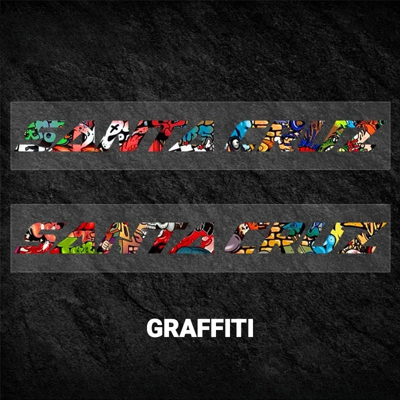 SANTA CRUZ 5010 Frame Logo Decal Kit | Custom Color Change Trail MTB Sticker