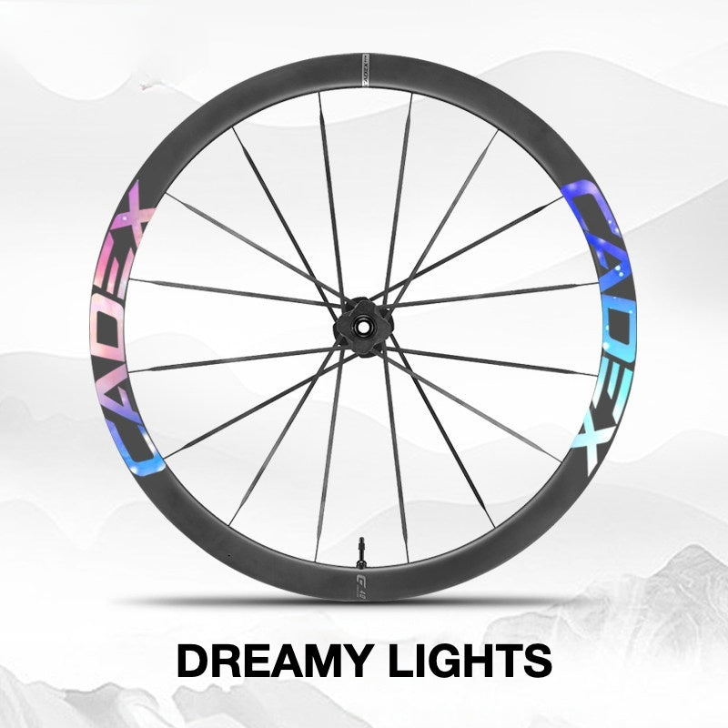 Cadex 42 Disc Wheel Decal Sticker Kit – Premium Logo Cover & Color Change