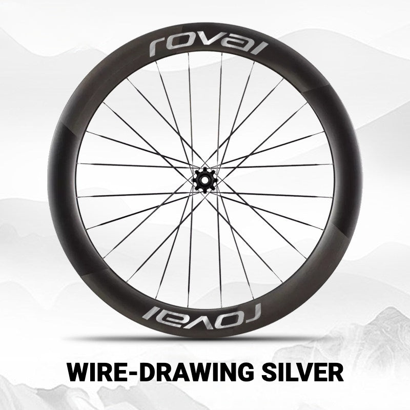 Roval Rapide CL III Wheel Decals | Custom Carbon Wheel Logo Color Change Stickers