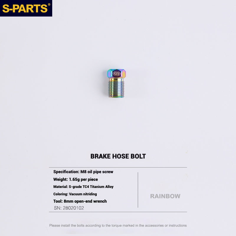S-PARTS Titanium Bolt Upgrade Kit for SRAM MAVEN Brakes | CNC Precision | Lightweight | Full Color Options