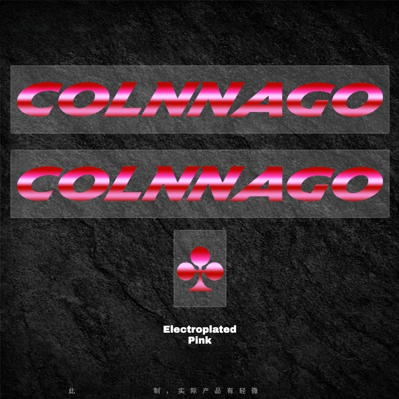 Colnago V3 Frame Logo Decals | Custom Waterproof OEM Overlay Stickers