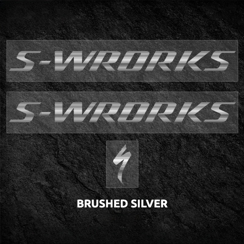 Specialized S-Works Tarmac SL9 Frame Logo Decals – Custom Color Waterproof Replacement Stickers