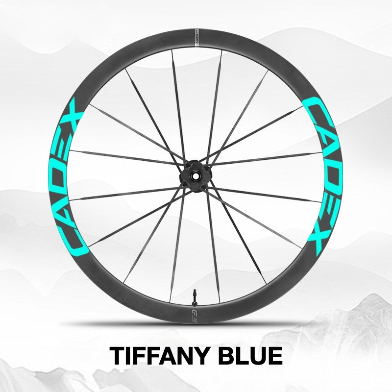 Cadex 42 Disc Wheel Decal Sticker Kit – Premium Logo Cover & Color Change