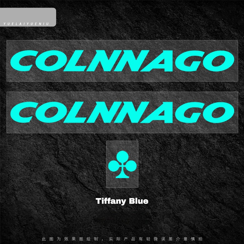 Colnago V3 Frame Logo Decals | Custom Waterproof OEM Overlay Stickers