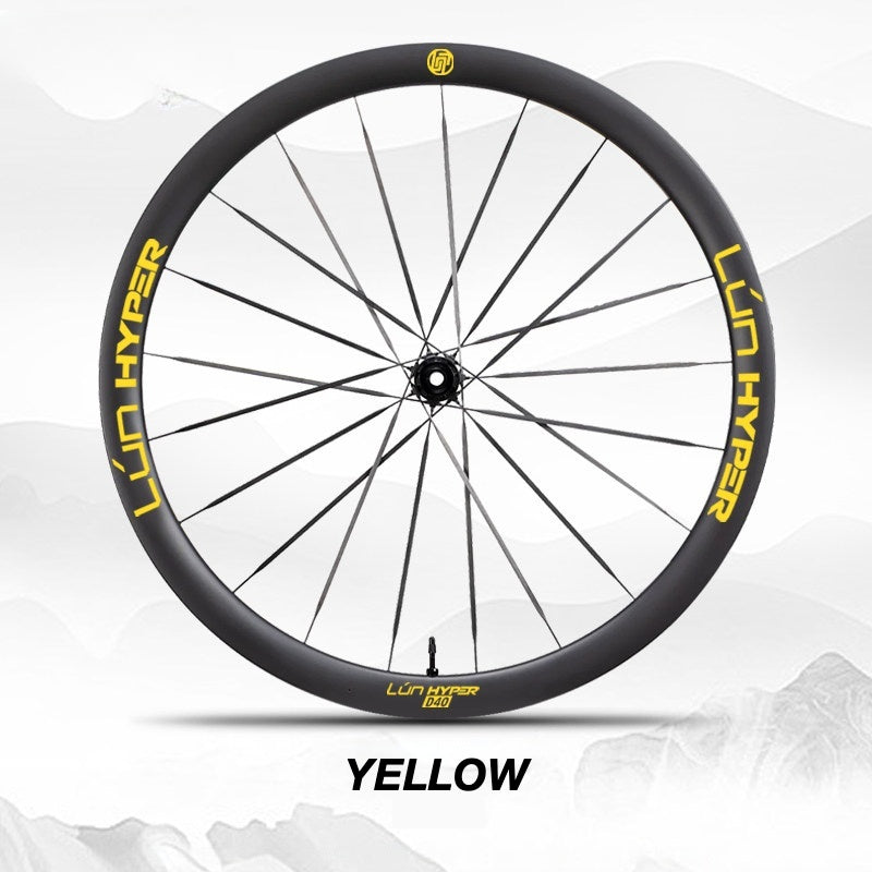 Infinity Logo Decals for Lún HYPER 5 D40 Gen 5 Wheelset | Waterproof Rim Overlay Stickers（Complete Decal Set for Two Wheels + Spare Decals Included）
