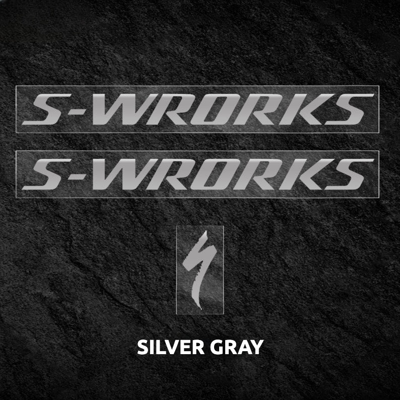 S-Works Prevail 3 헬멧 데칼 스티커 키트 - 스페셜라이즈드 퀵스텝 팀 로고 색상 변경