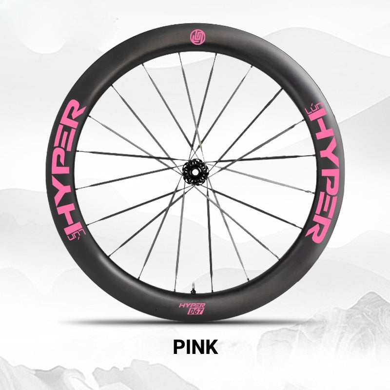 Infinity Logo Decals for Lún HYPER 3 D67 Gen 3 Wheelset | Waterproof Rim Overlay Stickers（Complete Decal Set for Two Wheels + Spare Decals Included）