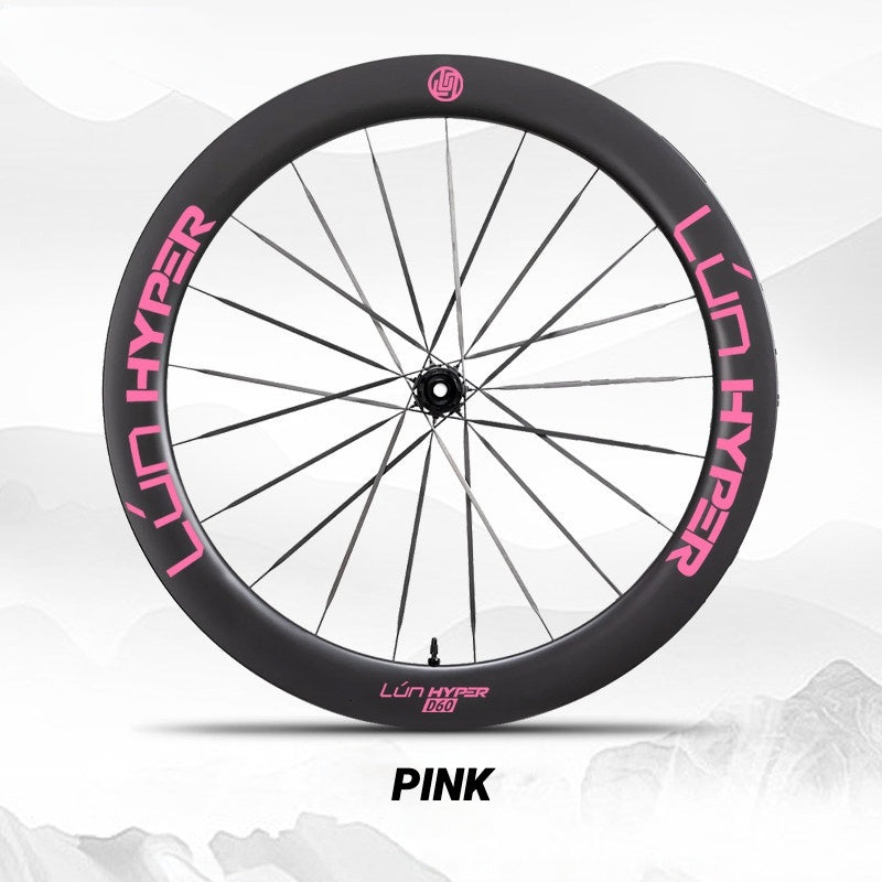 Infinity Logo Decals for Lún HYPER 5 D60 Gen 5 Wheelset | Waterproof Rim Overlay Stickers（Complete Decal Set for Two Wheels + Spare Decals Included）