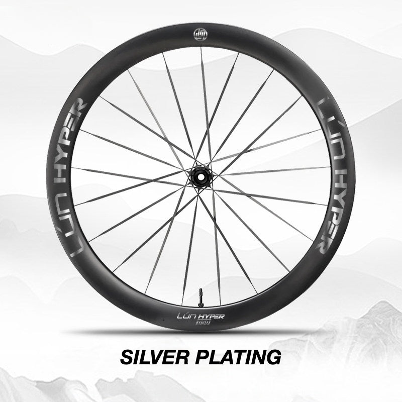 Infinity Logo Decals for Lún HYPER 5 D50 Gen 5 Wheelset | Waterproof Rim Overlay Stickers（Complete Decal Set for Two Wheels + Spare Decals Included）