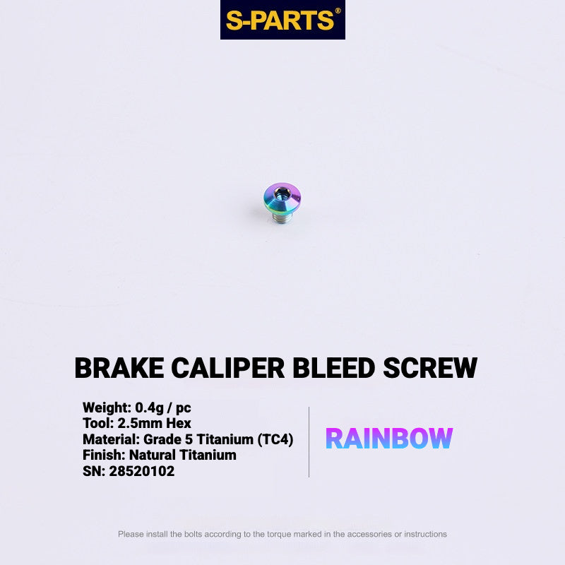 S-PARTS Titanium Disc Brake Bolt Kit for MAGENE QED Hydraulic Brake System