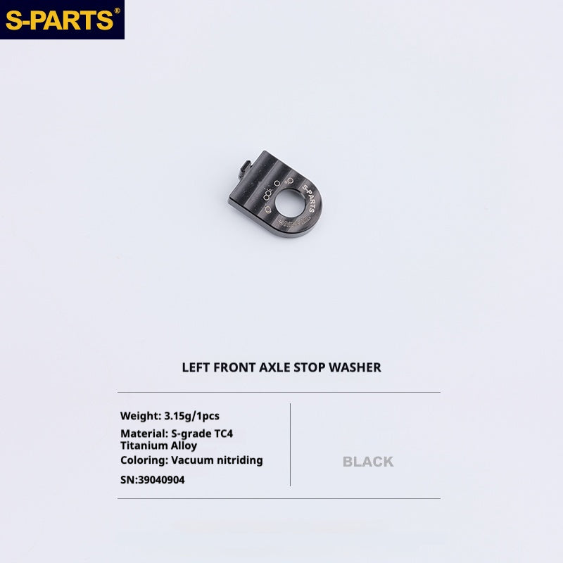 Kit d'amélioration de boulons en titane S-PARTS pour Brompton | Ensemble de visserie légère TC4 CNC pour cadre et charnière