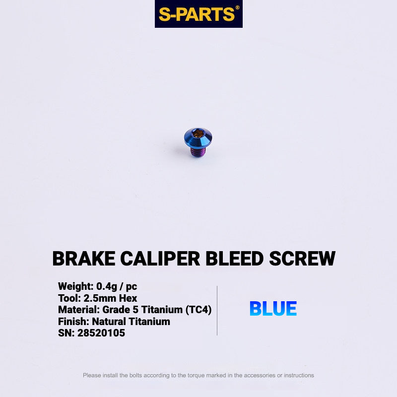 S-PARTS Titanium Disc Brake Bolt Kit for MAGENE QED Hydraulic Brake System