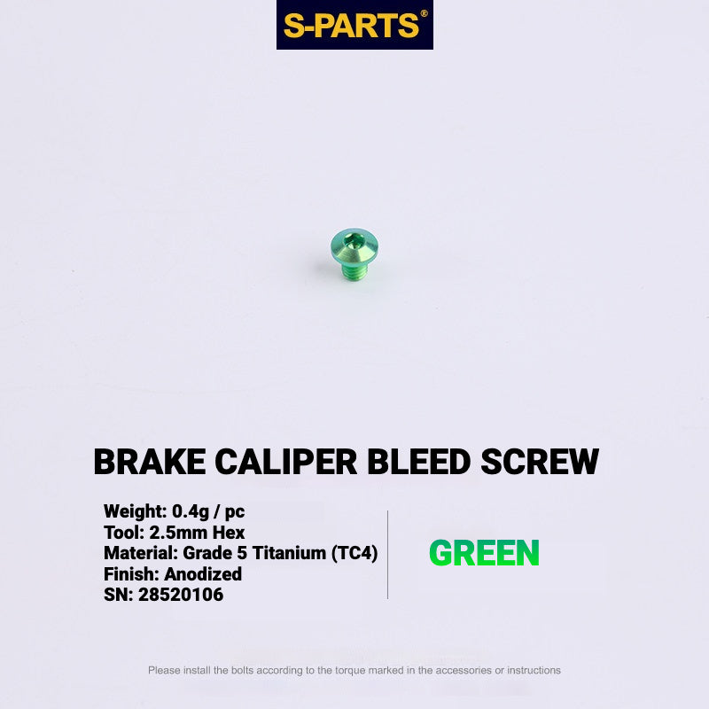 S-PARTS Titanium Disc Brake Bolt Kit for MAGENE QED Hydraulic Brake System