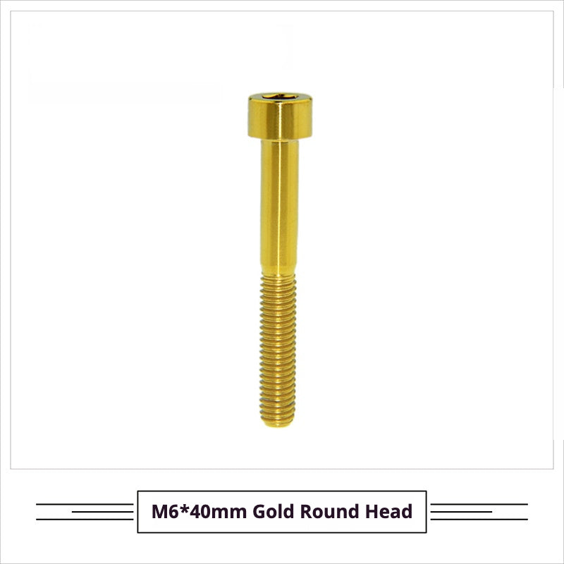 Titanium Seatpost Repair Bolt Kit – Cylindrical, Conical, Flanged & Raised Head | M5 M6 M7 Sizes | Compatible with Specialized Tarmac SL8, Giant TCR, Darimo Seatposts, Pinarello Dogma, and Propel (PP)
