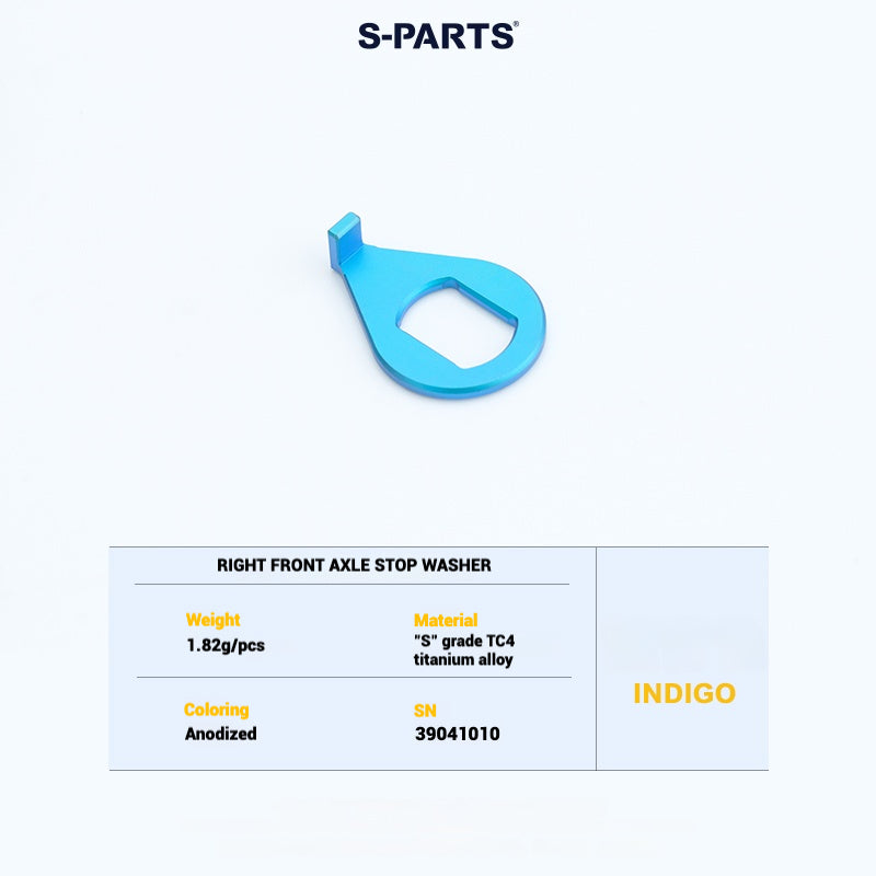 Kit d'amélioration de boulons en titane S-PARTS pour Brompton | Ensemble de visserie légère TC4 CNC pour cadre et charnière
