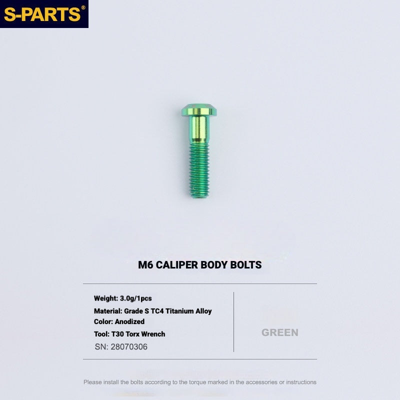 S-PARTS Titanium Bolt Kit for Shimano Ultegra Di2 R8170 Disc Brake & Shifter | Road Bike Upgrade