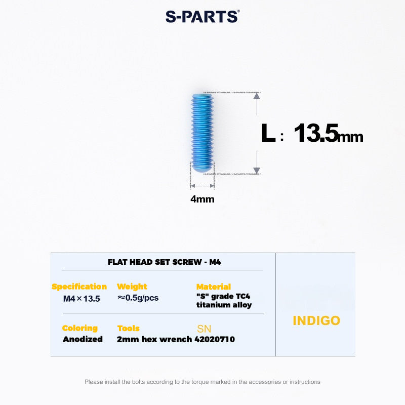 Viti per deragliatore in titanio S-PARTS compatibili con SRAM RED AXS