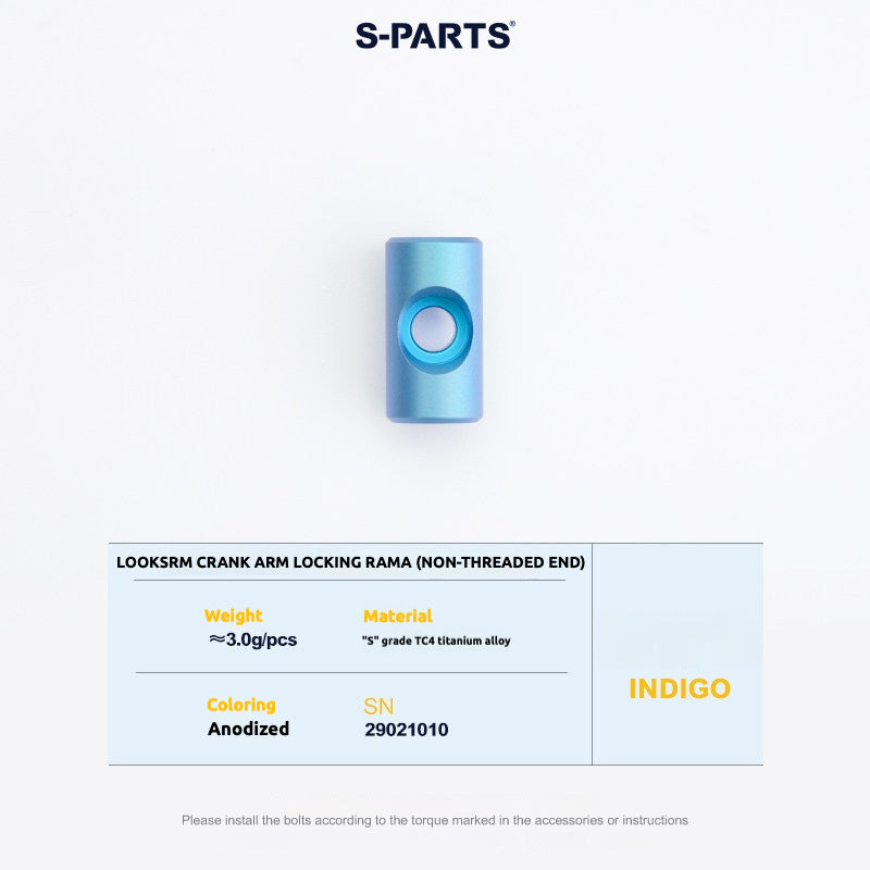 Tornillos de titanio S-PARTS para adaptarse a las cubiertas de cigüeñal de titanio SRM PM9 para los lados de transmisión y no transmisión.