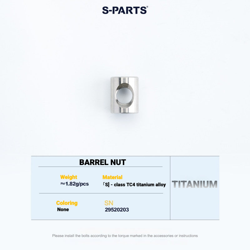 S-PARTS Titanium Saddle Clamp Yoke Kit for Cannondale SystemSix Gen 5 | 3D Printed Lightweight Seatpost Upgrade