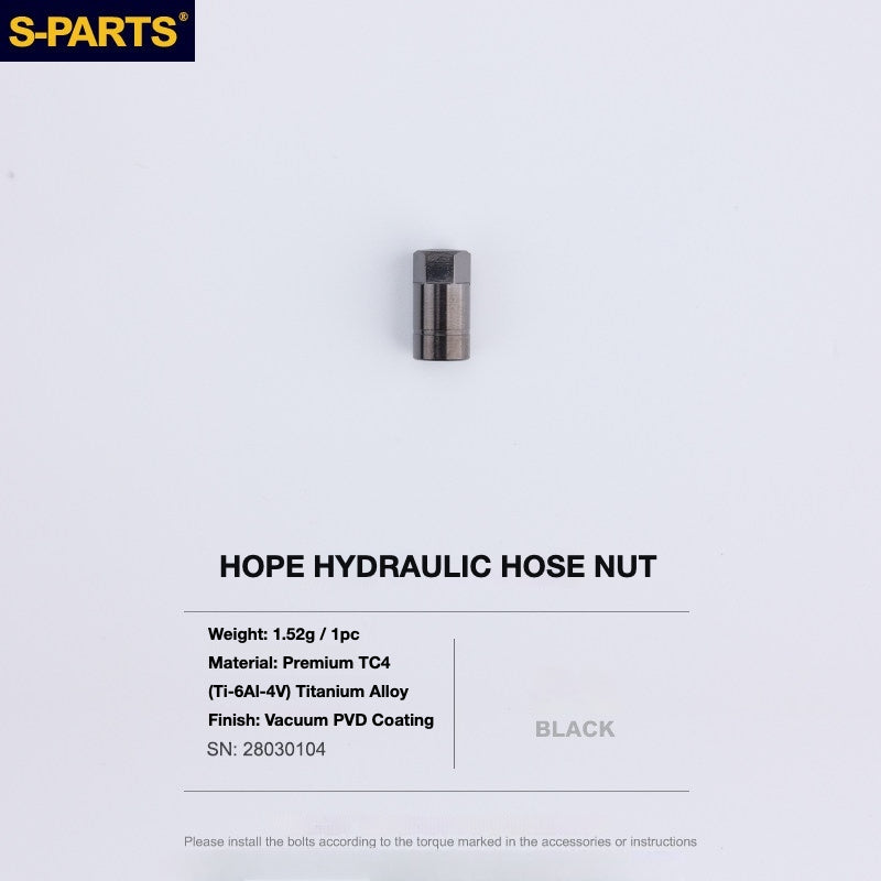 S-PARTS Titanium Brake Bolt Kit for HOPE V4 / TECH / RACE / TRAIL / ZONE | Ultra-Light MTB Brake Hardware