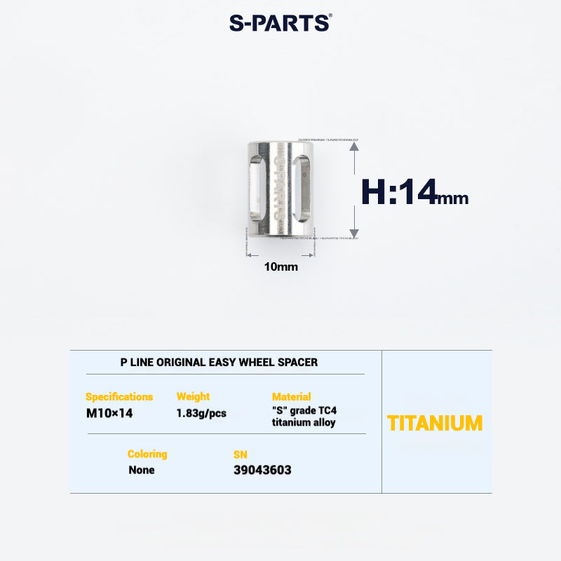 Kit d'amélioration de boulons en titane S-PARTS pour Brompton | Ensemble de visserie légère TC4 CNC pour cadre et charnière