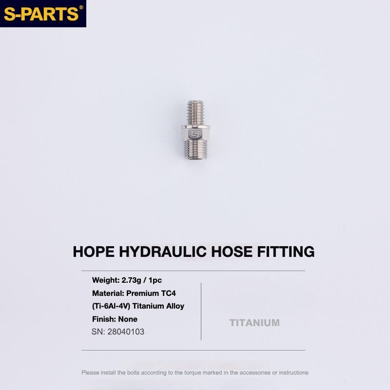 S-PARTS Titanium Brake Bolt Kit for HOPE V4 / TECH / RACE / TRAIL / ZONE | Ultra-Light MTB Brake Hardware