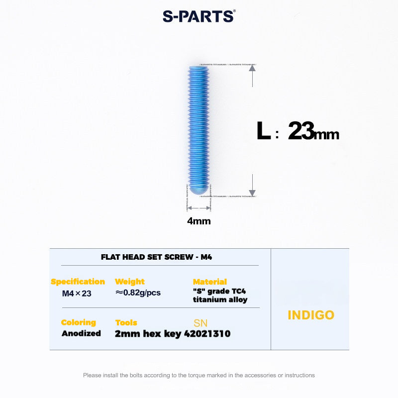 Viti per deragliatore in titanio S-PARTS compatibili con SRAM RED AXS