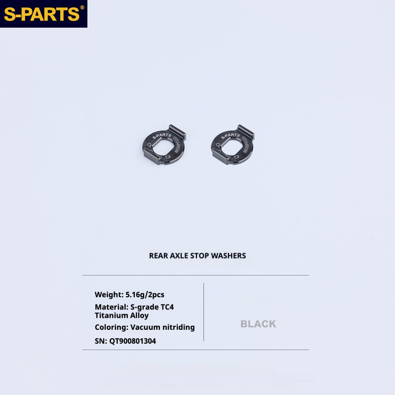 Kit d'amélioration de boulons en titane S-PARTS pour Brompton | Ensemble de visserie légère TC4 CNC pour cadre et charnière