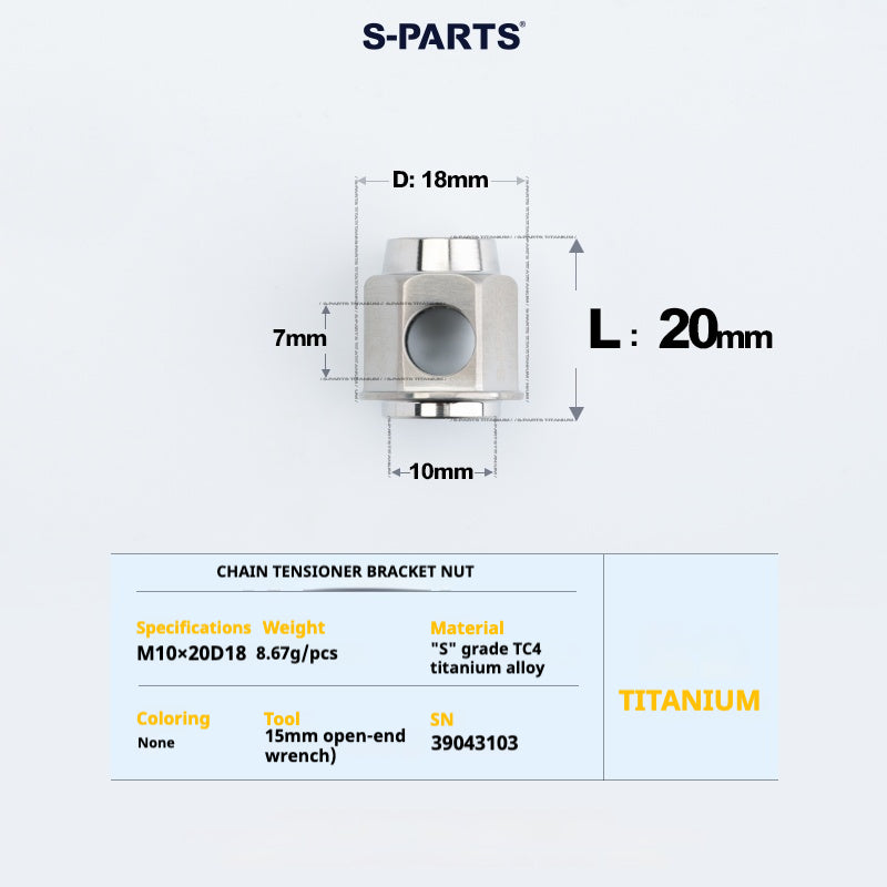 Kit d'amélioration de boulons en titane S-PARTS pour Brompton | Ensemble de visserie légère TC4 CNC pour cadre et charnière