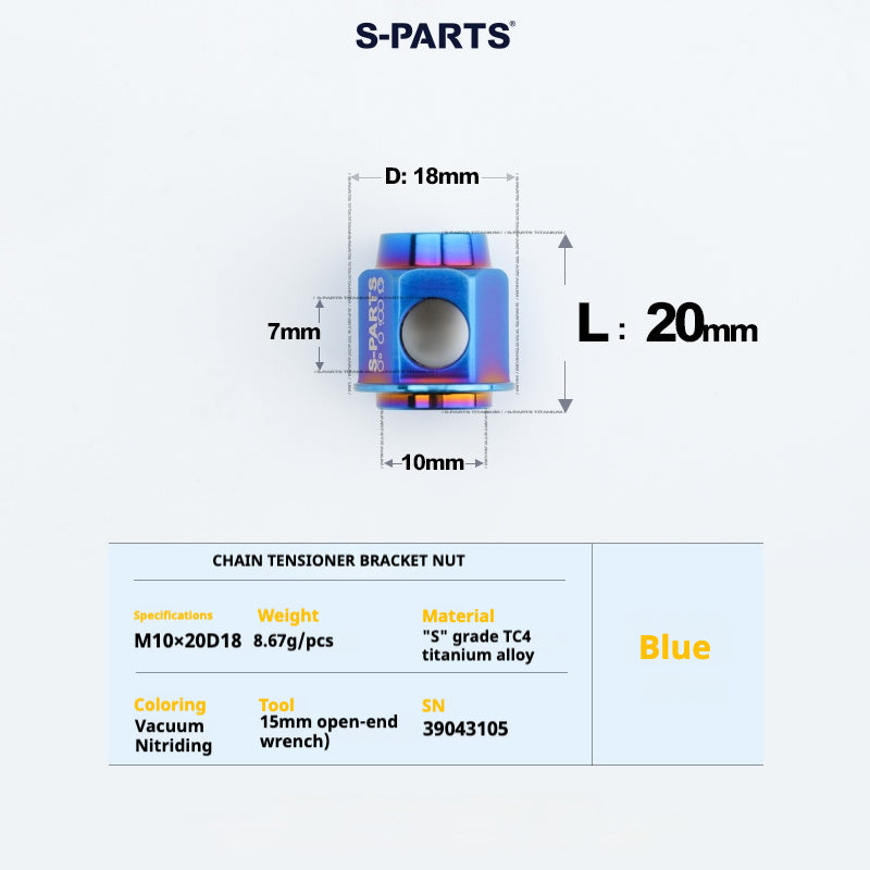 Kit d'amélioration de boulons en titane S-PARTS pour Brompton | Ensemble de visserie légère TC4 CNC pour cadre et charnière