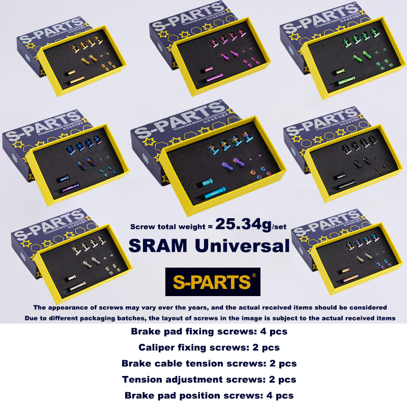Tornillos de abrazadera en C de aleación de titanio SPARTS: compatibles con la serie SRAM