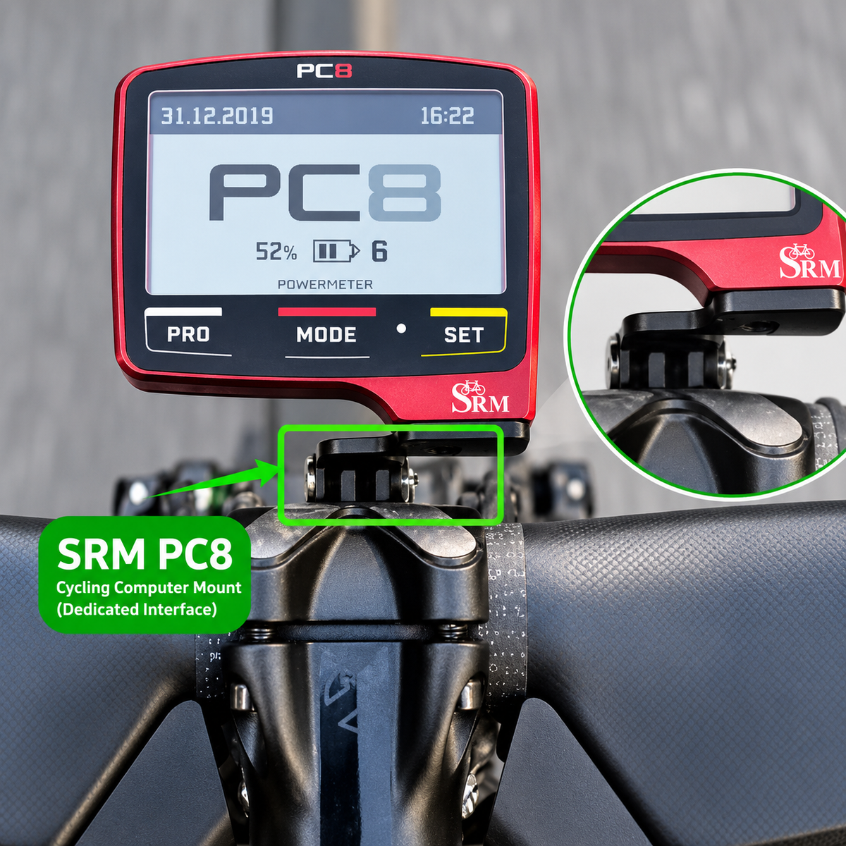 NIUJU Aluminum Computer Mount for SHIMANO PRO VIBE ALLOY Stem | Garmin Wahoo GoPro