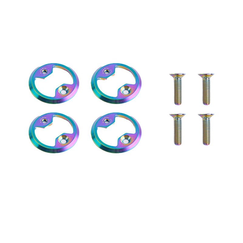 Titanium Alloy Bike Pedal Plate Bows for Wahoo Speedplay Cleats and Pl