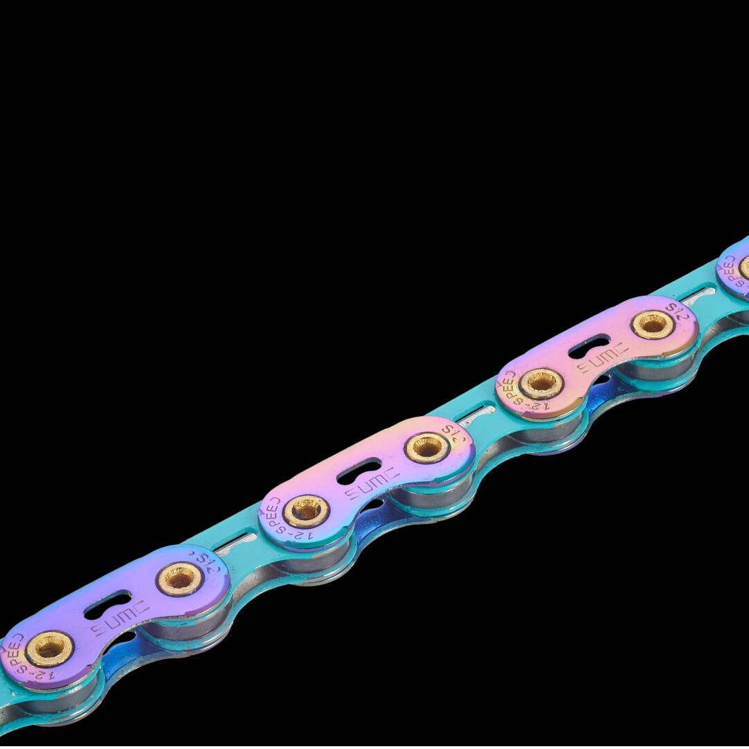 SUMC S12SLPRO 12-Speed Hollow Crescent Chain – Dual-Color Design, Comp