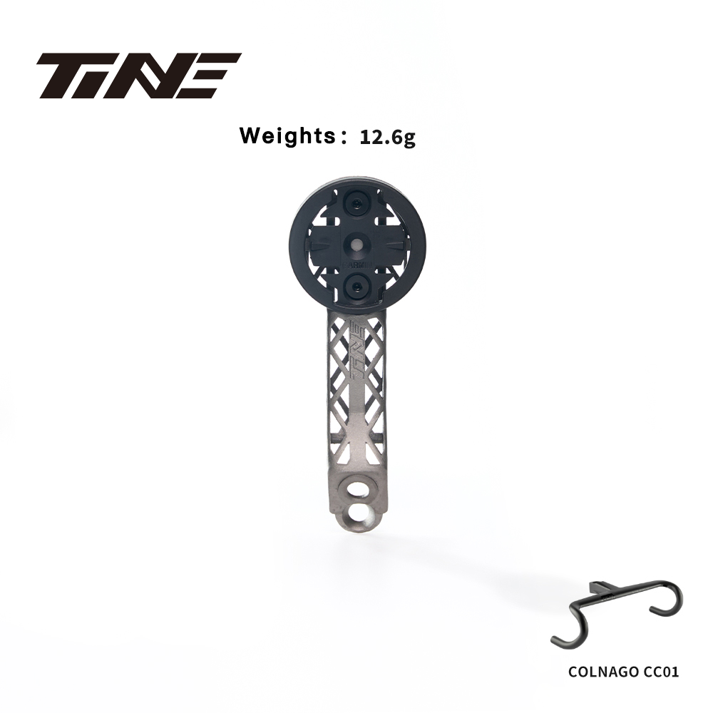 TiNE Ultra-Light Hollow Titanium Computer Mount｜For Colnago CCO1 & Y1RS – High Strength 3D Printed