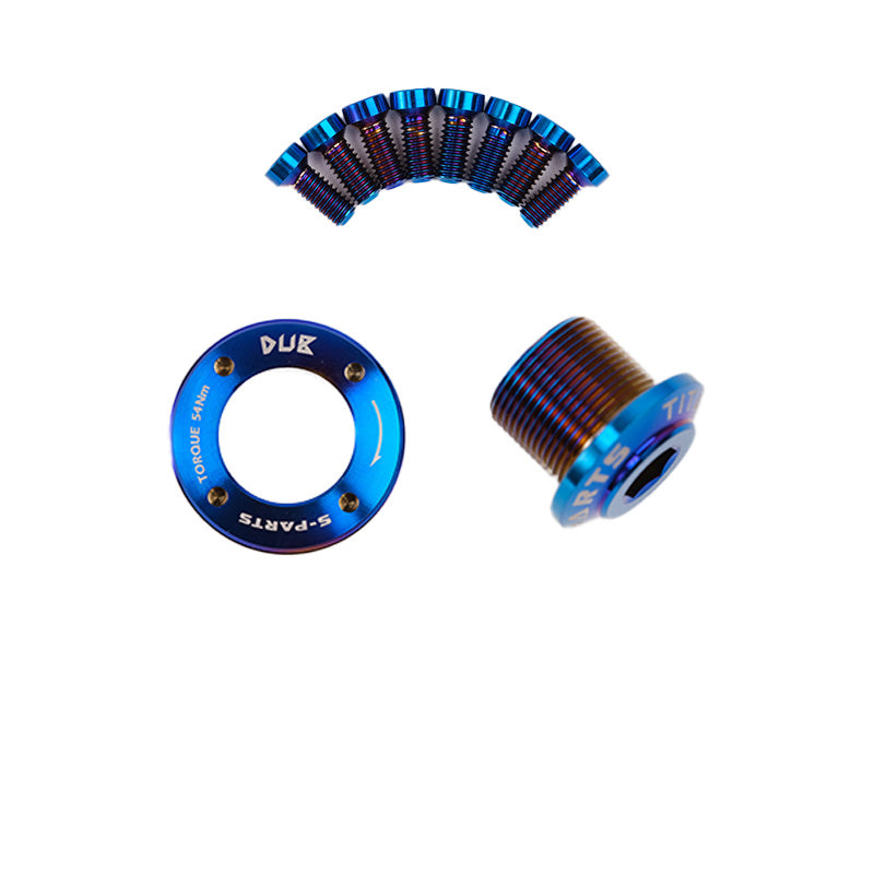 S-PARTS SRAM DUB 티타늄 크랭크 커버 Quarq Red Force Sram 자전거 크랭크 커버