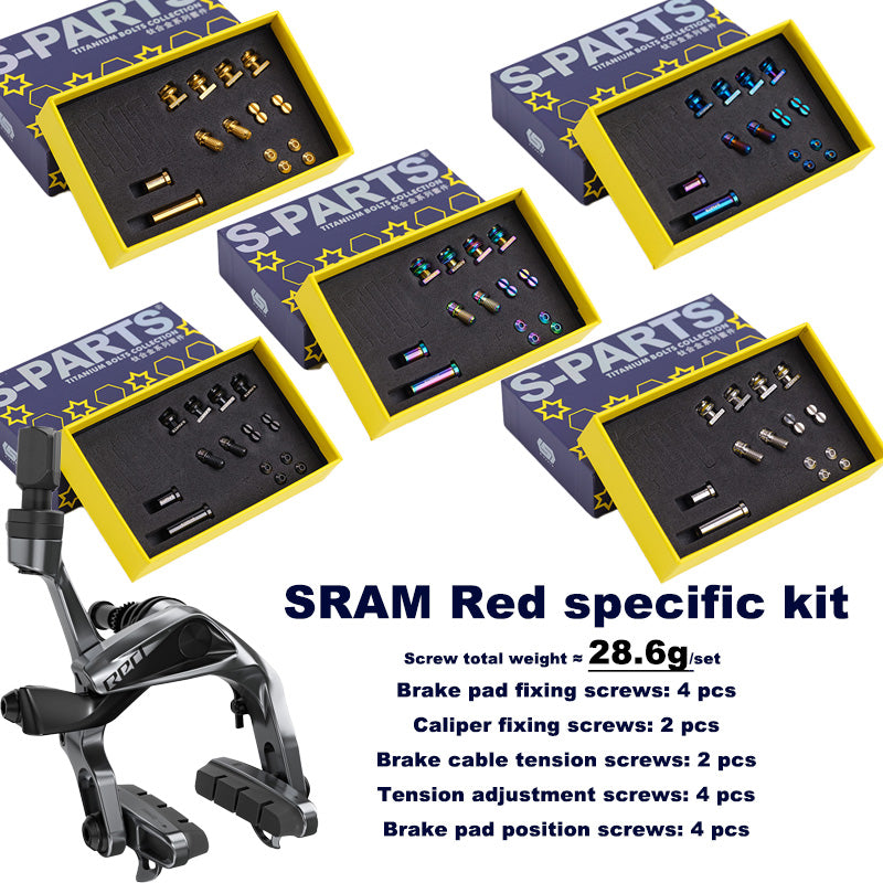 Tornillos de abrazadera en C de aleación de titanio SPARTS: compatibles con la serie SRAM