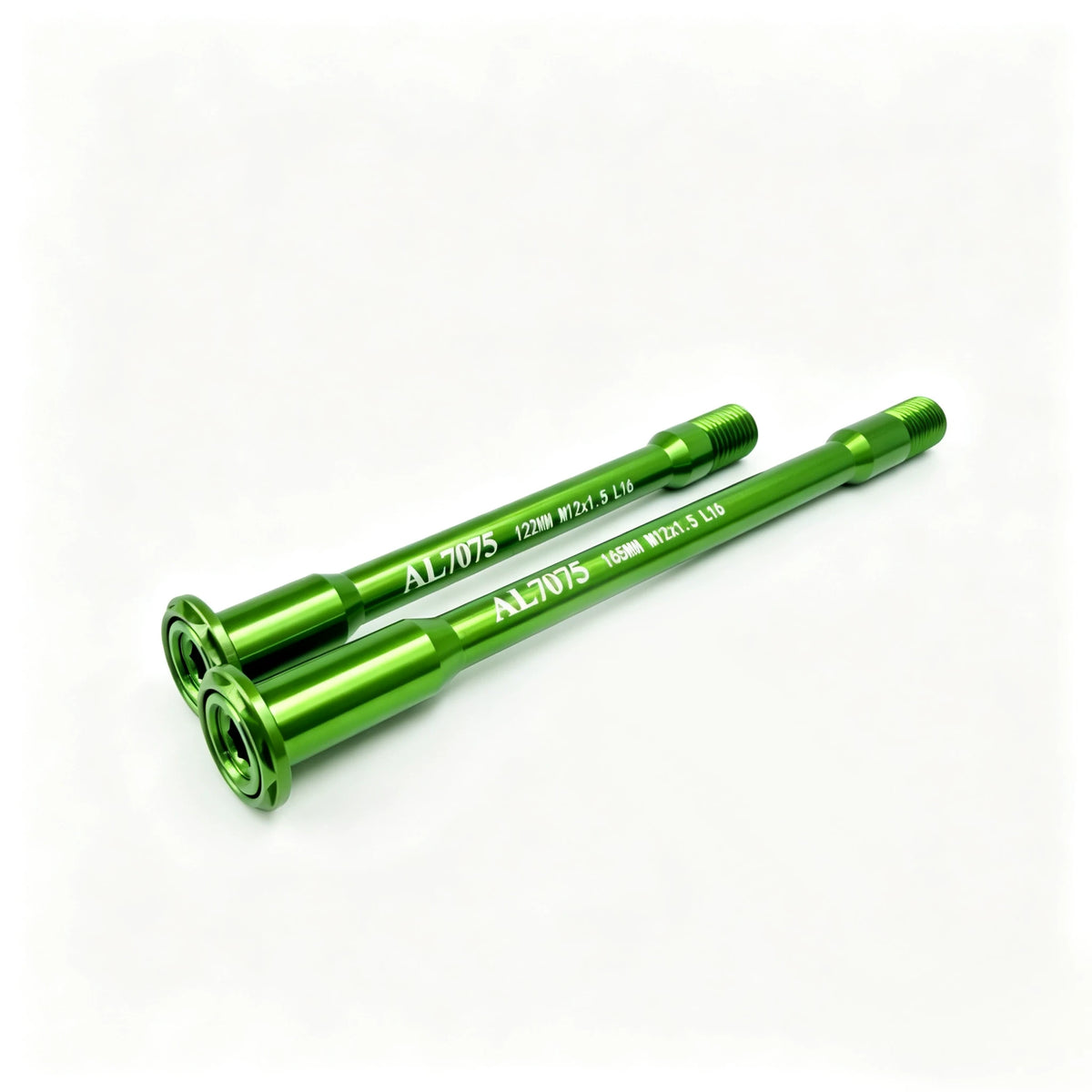 X-LAB AL7075 thru axle in Green