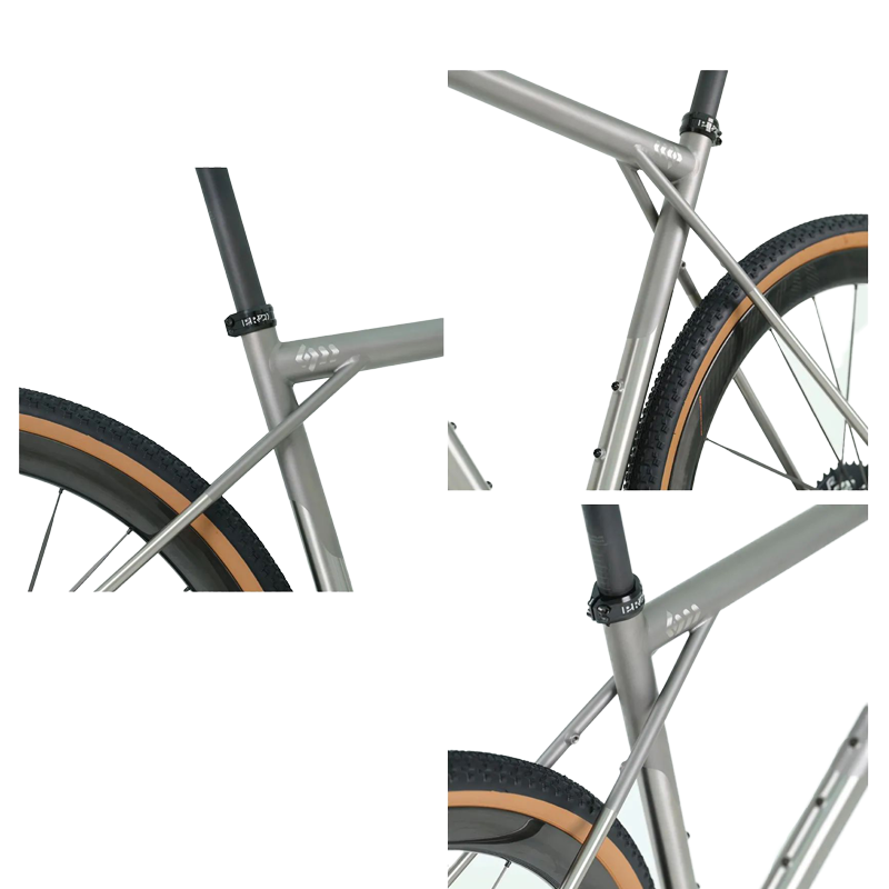 Cuadro de bicicleta de grava de aleación de titanio S-PARTS 