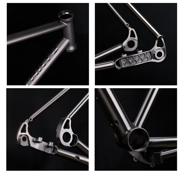 Cuadro de bicicleta de grava de aleación de titanio S-PARTS 