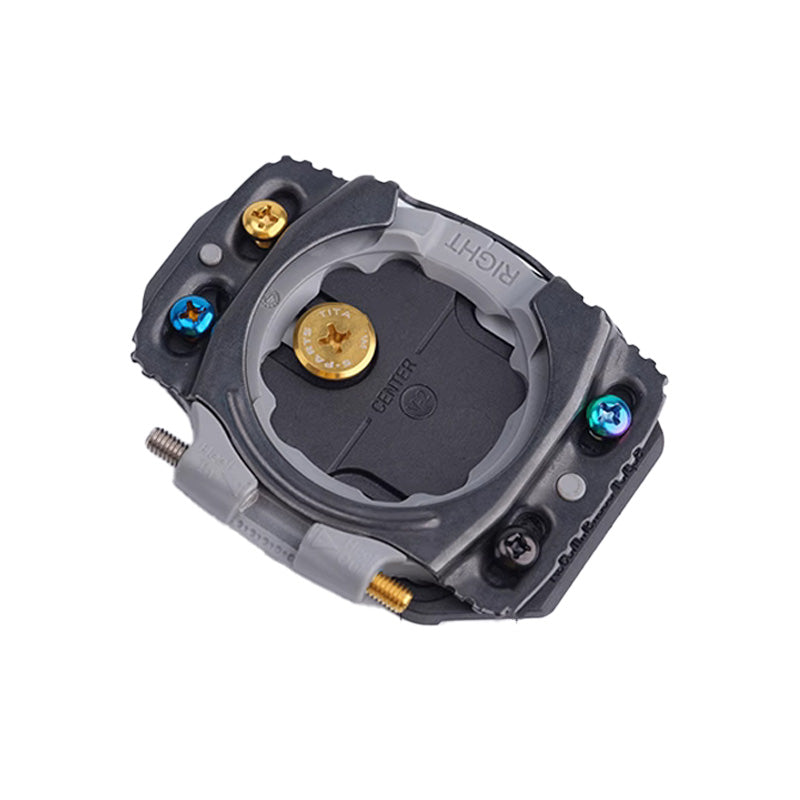 Titanium Alloy Bike Pedal Plate Bows for Wahoo Speedplay Cleats and Plates Prwlink Zero Power Meter Pedal